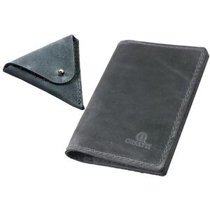 SLIM WALLET, cienki portfel męski + bilonówka marki Orsatti, szary - 2855294258