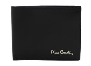 Mały portfel Pierre Cardin RFID, skóra naturalna w kolorze czarnym - 2860646933
