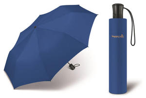 Automatyczna lekka parasolka HAPPY RAIN, ciemnoniebieska - 2860648642