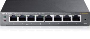 TL-SG108PE V3 PRZECZNIK EASY SMART, 8 PORTW GIGABITOWYCH, 4 PORTY POE - TP-LINK - 2876249750