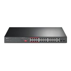 TL-SL1226P 24-PORT 10/100MBPS + 2-PORT GIGABIT UNMANAGED POE+ SWITCH - TP-LINK - 2877271498