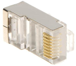 WTYK MODULARNY EKRANOWANY RJ45/C6-EKRAN*P100 - 2871569291