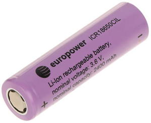 AKUMULATOR LI-ION BAT-ICR18650CIL/EP 3.6V EUROPOWER - 2872677063