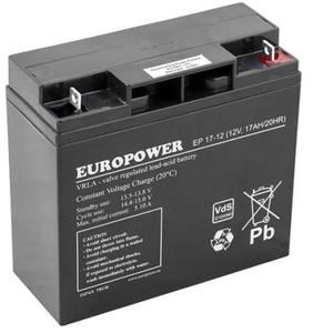 Akumulator EUROPOWER serii EP 12V 17Ah (ywotno 6-9lat) - 2873086324