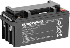 Akumulator EUROPOWER serii EPS 12V 65Ah - 2877593185