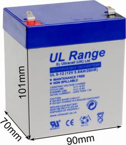 Akumulator AGM ULTRACELL UL 12V 5Ah - 2878409748