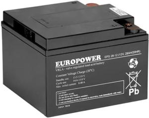 Akumulator EUROPOWER serii EPS 12V 28Ah - 2878271529