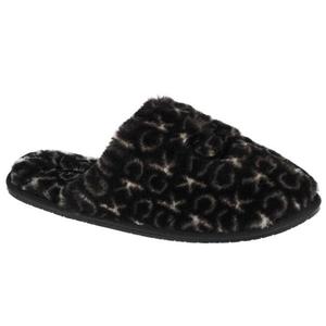 Kapcie Calvin Klein Slipper Mule Fur Mono W HW0HW00536-0GK - 2876740781