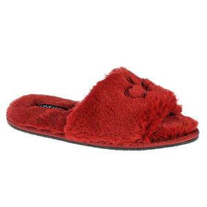 Kapcie Calvin Klein Slipper Sandal Fur W HW0HW00634-XB8 - 2876740786