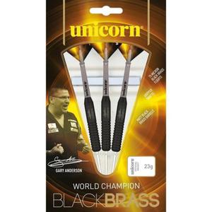 Rzutki steel tip Unicorn Black Brass - Gary Anderson 22g:27664|24g:27665|26g:27666 - 2876741293