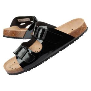 Klapki robocze Abeba Sandals Black W 8088 - 2876744425