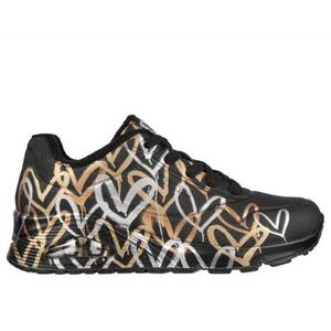 Buty Skechers Uno Metallic Love W 155523/BKGD - 2876757677