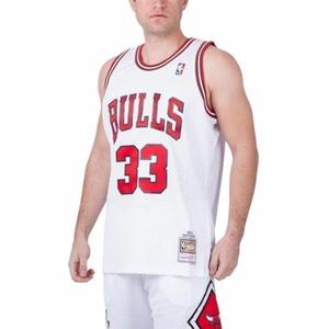 Koszulka Mitchell Ness Chicago Bulls NBA Home Swingman Jersey Bulls 97-98 Scottie Pippen M SMJYAC18054-CBUWHIT97SPI - 2876908776