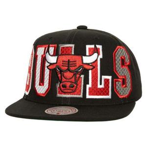 Czapka z daszkiem Mitchell Ness Varsity Bust Snapback Chicago Bulls HHSS6461-CBUYYPPPBLCK - 2876909003