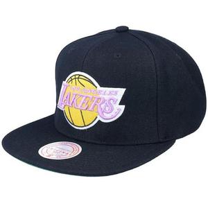 Czapka z daszkiem Mitchell Ness NBA Los Angeles Lakers Top Spot Snapback Hwc Lakers HHSS2976-LALYYPPPBLCK - 2876731138