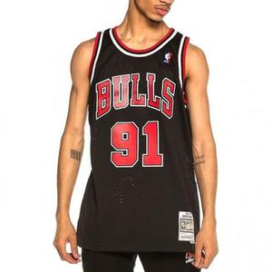 Koszulka Mitchell Ness Chicago Bulls NBA Swingman Alternate Jersey Bulls 97 Dennis Rodman SMJYGS18152-CBUBLCK97DRD - 2878138252