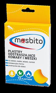 MOSBITO Natura plastry odstraszajce komary i meszki 12 sztuk - 2874747521