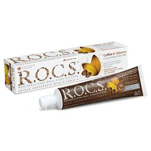 ROCS pasta do zbw Coffee & Tobacco - usuwa przebarwienia z kawy, herbaty i dymu tytoniowego 60ml - 2869967486