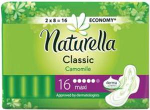 Naturella Classic MAXI podpaski ze skrzydami 16szt. - 2877437286