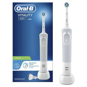 Braun Oral-B szczoteczka elektryczna Vitality D100 CrossAction - white (biaa) - D100.413.1 - 2871539700