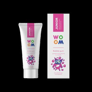 WOOM JUNIOR Bubble gum 6+ lat 50ml - pasta o smaku o smaku gumy balonowej dla dzieci - 2875011444