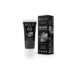 ROCS pasta do zbw Black Edition - wybielajca z aktywnym wglem 60ml - 2876090832