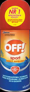 OFF! SPORT SPRAY (aerozol) 100ml - rodek odstarszajcy owady - 2860775947