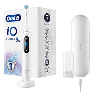 Braun Oral-B szczoteczka elektryczna iO 9N WHITE ALABASTER - szczoteczka magnetyczna z etui podrnym - 2878005300