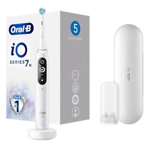 Braun Oral-B szczoteczka elektryczna iO 7N WHITE ALABASTER - szczoteczka magnetyczna z etui podrnym - 2878374166