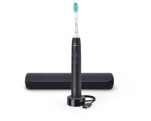 SONICARE Philips Szczoteczka 3100 Series BLACK - z czujnikiem nacisku oraz etui HX3673/14 - 2876877948