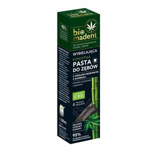 BIO MADENT pasta do zbw konopna - wybielajca z wglem drzewnym 100ml - 2874426221