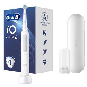 Braun Oral-B szczoteczka elektryczna iO 4 WHITE - szczoteczka magnetyczna z etui podrnym - 2872713995