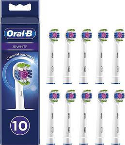 Braun Oral-B kocwki do szczoteczki elektrycznej 3D WHITE 10szt. EB18-10 CleanMaximiser - 2873964452