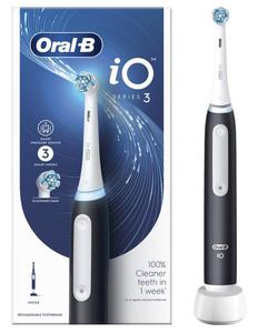 Braun Oral-B szczoteczka elektryczna iO 3 BLACK - szczoteczka magnetyczna - 2875762517