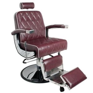 Fotel Barberski Gabbiano IMPERIAL - Bordowy - 2875497841