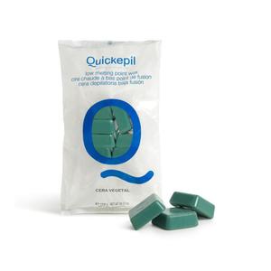 QUICKEPIL WOSK DO DEPILACJI TWARDY BEZPASKOWY DO DEPILACJI VEGETAL 1 KG ZIELONY - 2878210842