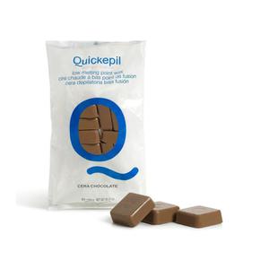 QUICKEPIL WOSK TWARDY BEZPASKOWY DO DEPILACJI 1 KG CZEKOLADA - 2870382261