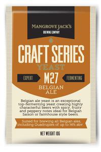 Drode grnej fermentacji Mangrove Jack's BELGIAN ALE M27 - 2467777040