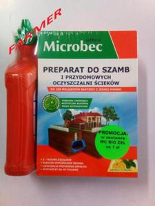 Preparat do szamb Microbec Ultra 1 kg. + WC Bio el 500 ml. - 2844884723