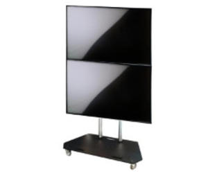 Edbak TR3 - Stojak na 2 ekrany LCD 32-60" max. 80kg VESA 600x400 - DZIELONE RURY - 2829428673