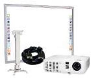 SOLID - zestaw interaktywny: tablica + projektor + akcesoria montaowe - 2829429808