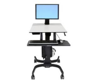 Ergotron WorkFit-C, Single LD - Mobilne stanowisko robocze, wys. ok. 175cm