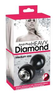 Korek analny Heavy Diamond Medium - 2859298117