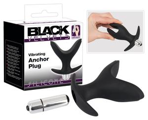 Black Velvets Wibrujcy Korek analny Anchor - 2859298937