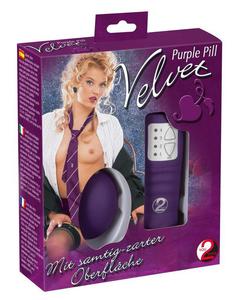 Velvet Pill Wibrujce jajko Purple - 2859299101