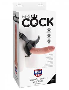 King Cock Strap-On Harness 9' - 2859299395