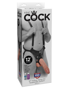 King Cock 12' Hollow Strap-On Suspender System