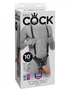 King Cock 10' Hollow Strap-On Suspender System