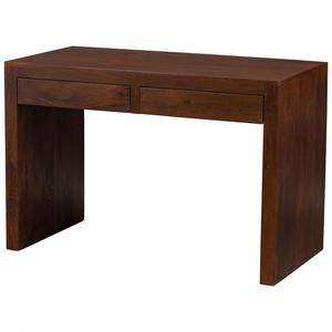 Nowoczesne biurko ZEN z drewna mango brz 120x60 cm - 2877243225