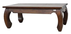 Orientalny stolik OPIUM kawowy 120x60 cm z drewna mango - 2868301857